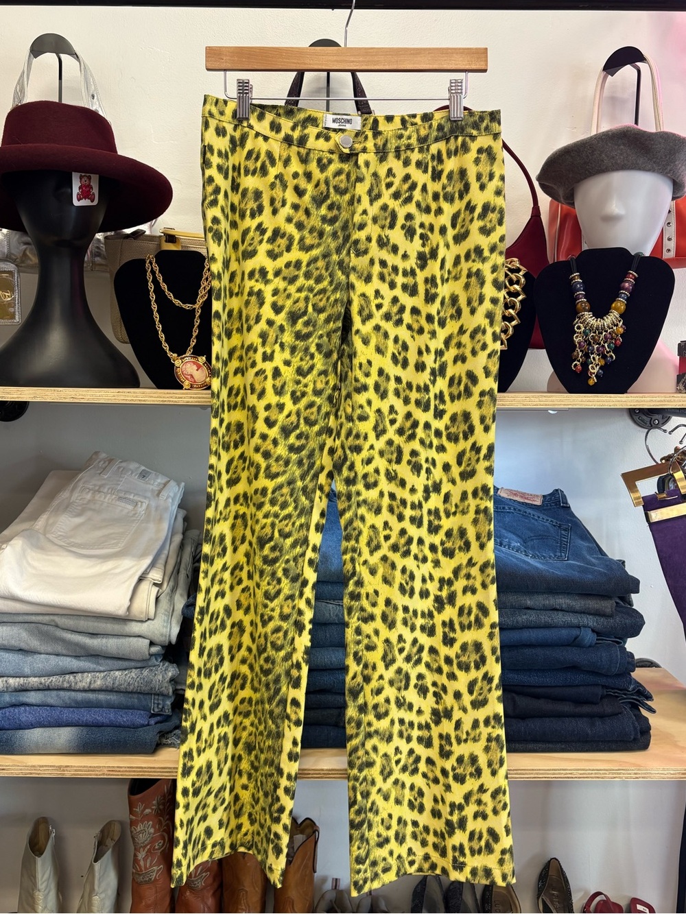 Moschino Jeans Leopard Print Pants